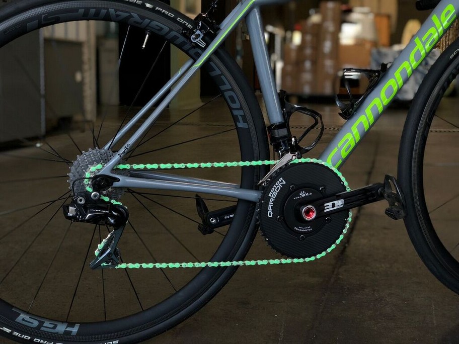 green bike chain