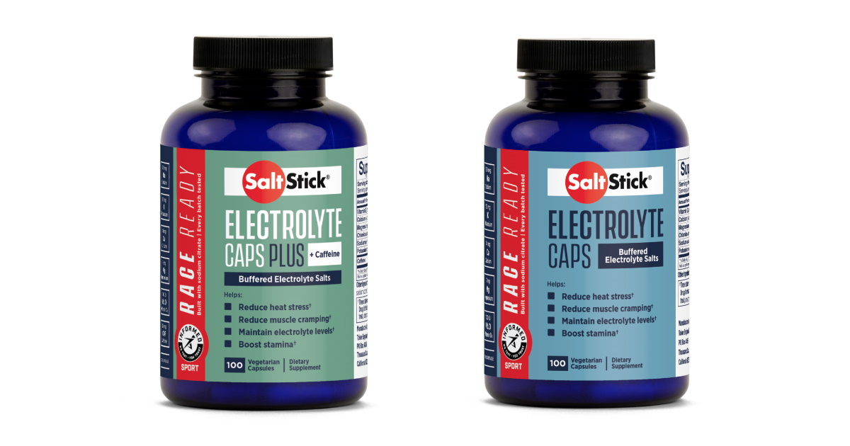 Saltstick Label SaltStick Launches Race Ready Line of Electrolytes Capsules – The MTB Lab