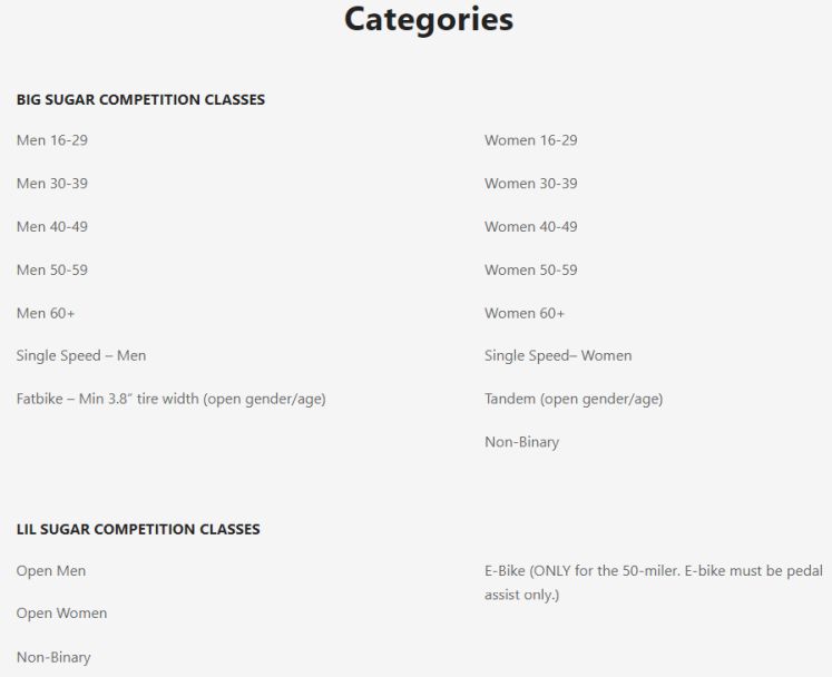 big_sugar_gravel_reg_open_catagories