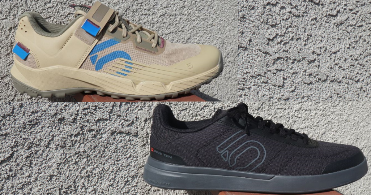 Five Ten Trailcross Clip In and Sleuth DLX Canvas Mountain Bike Shoes