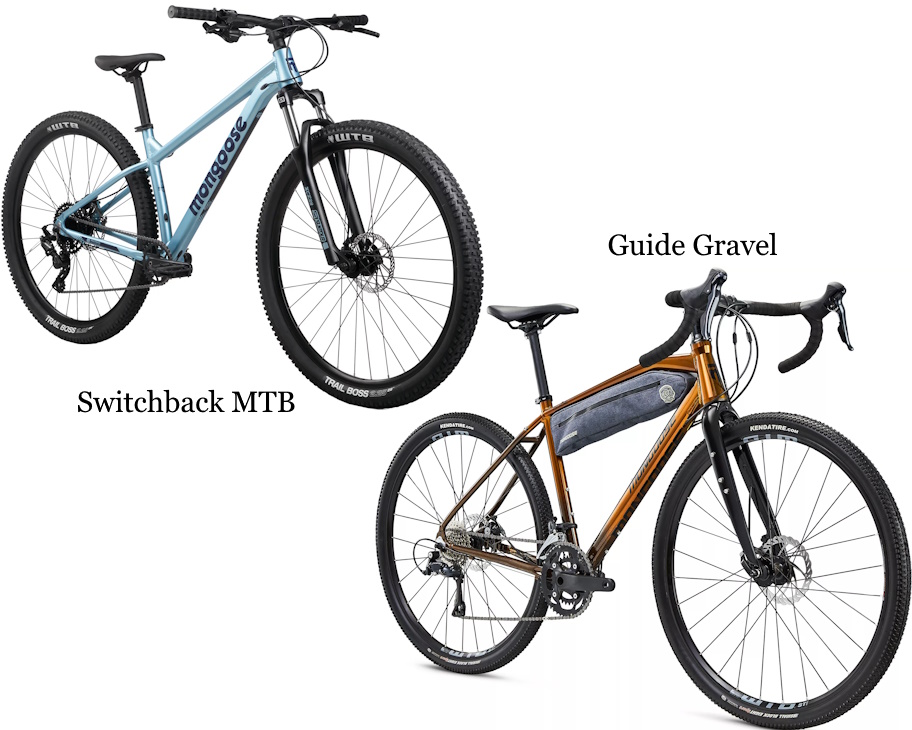 Mongoose Entry Level Hardtail Mountain Bikes and Budget Gravel Adventure Bikes