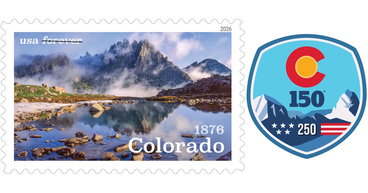 USPS Celebrates 150th Anniversary of Colorado with New Stamp