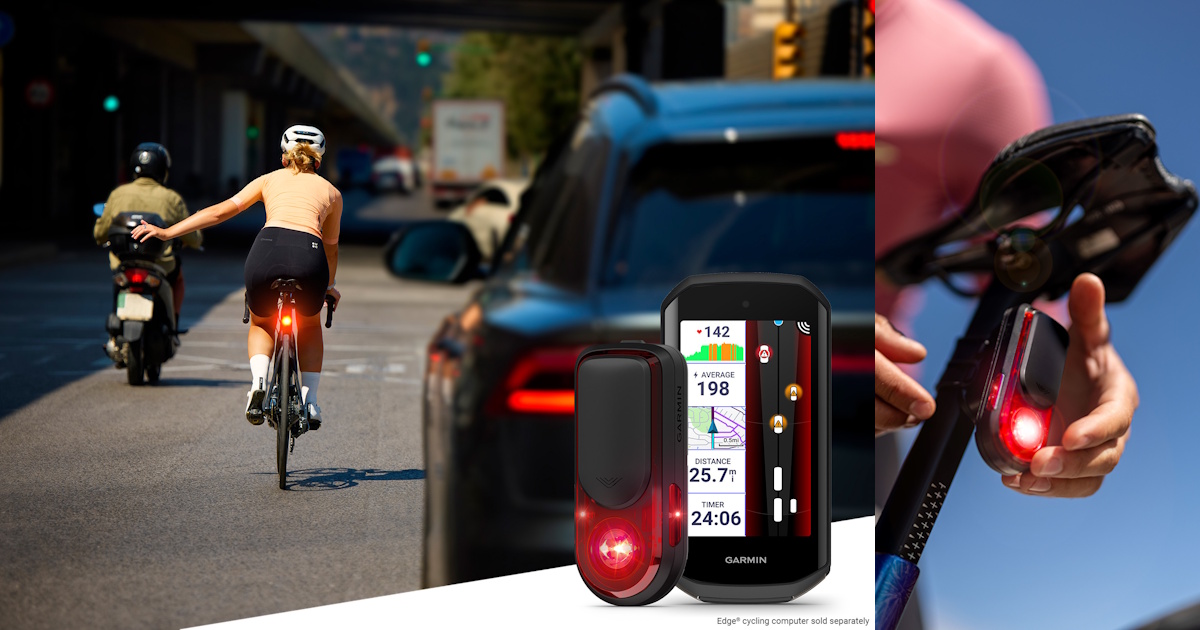 Garmin unveils Varia RearVue 820, its brightest and most powerful radar tail light for cyclists
