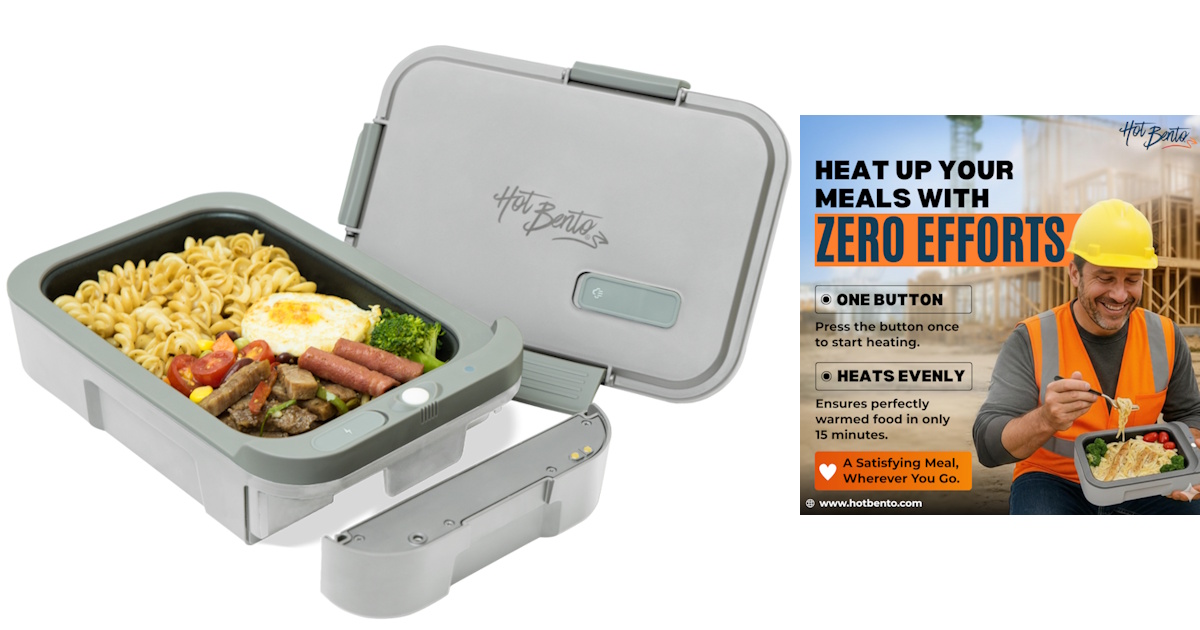 Hot Bento Hot Food-Nutrition Control Battery Powered Lunch Boxes