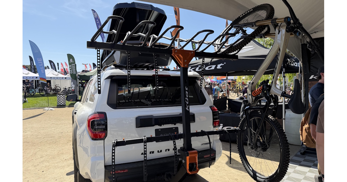 Sea Otter 2026 – Küat Introduces Concept for A New Vertical Bike Rack: Drop In