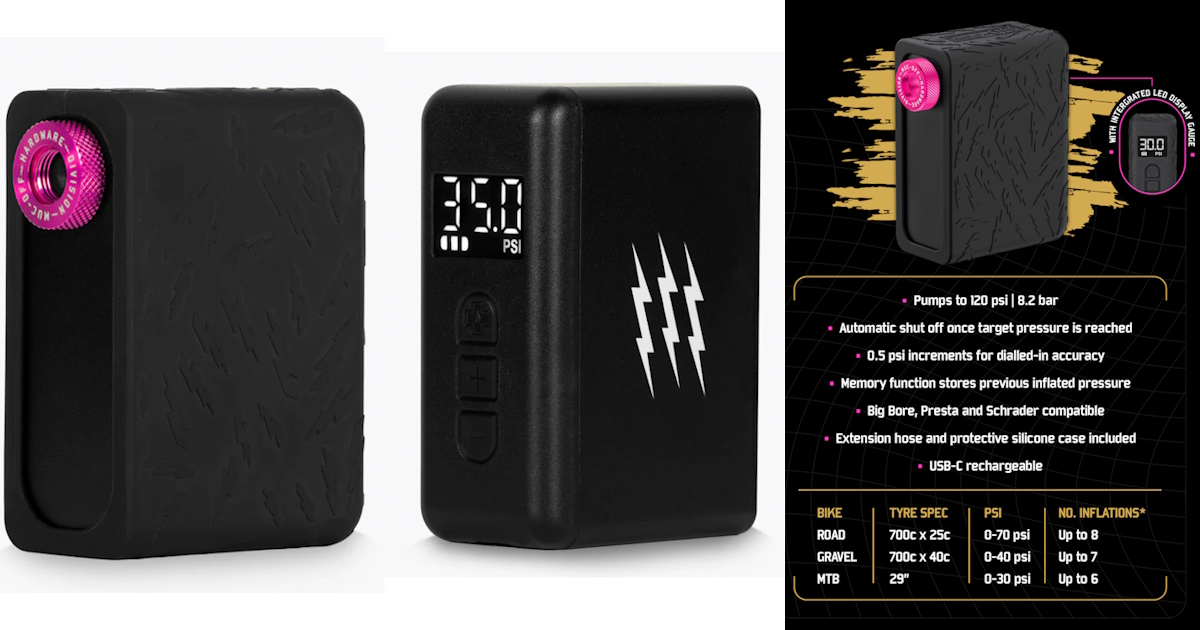 Muc-Off Launch AirMach Electric Inflator Pro Max