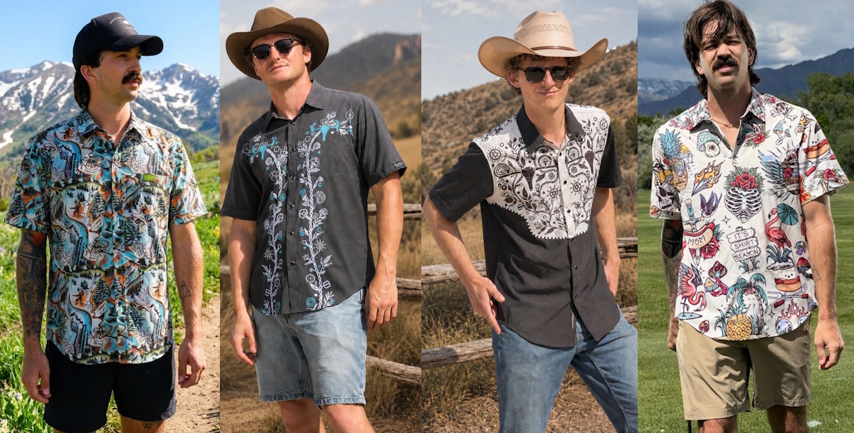 Party Shirt International Debuts New Shirt Collections Inspired by Tattoo Art, Western Style and Classic Patterns