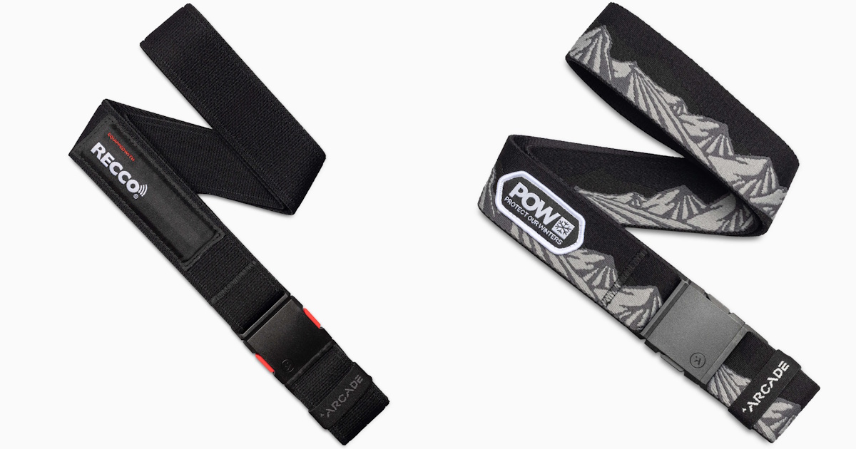 Arcade Snow Season Belts – RECCO Equipped and Protect Our Winters